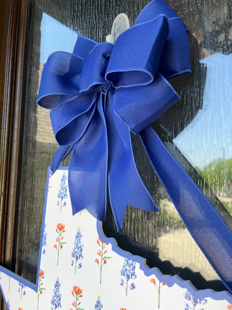 Texas Wildflowers Door Sign