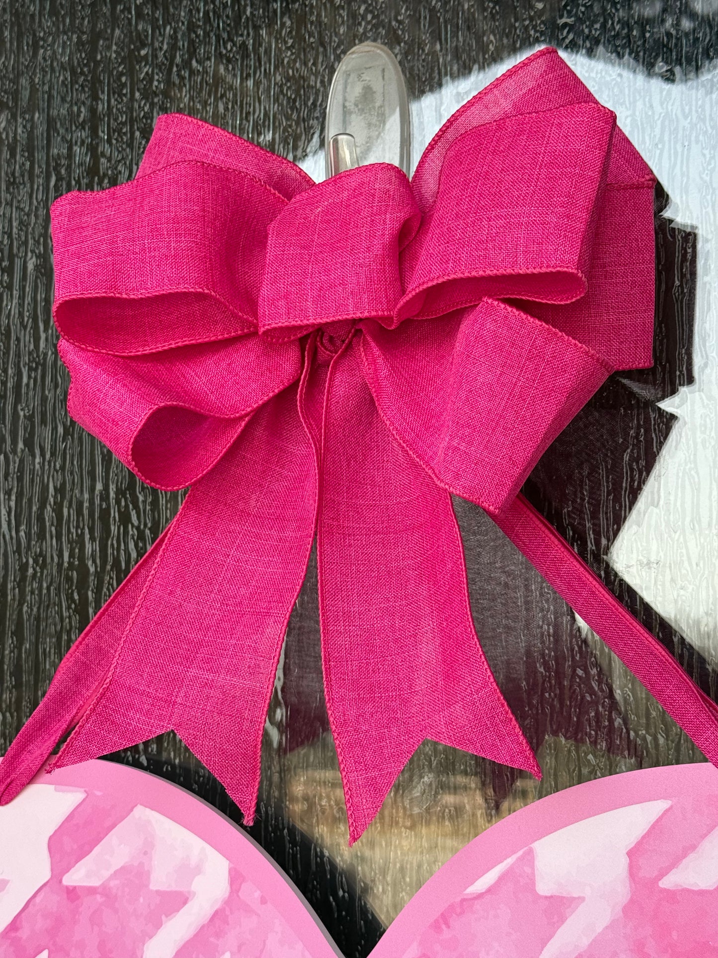 SOLID PINK Be Mine Valentine Door Sign