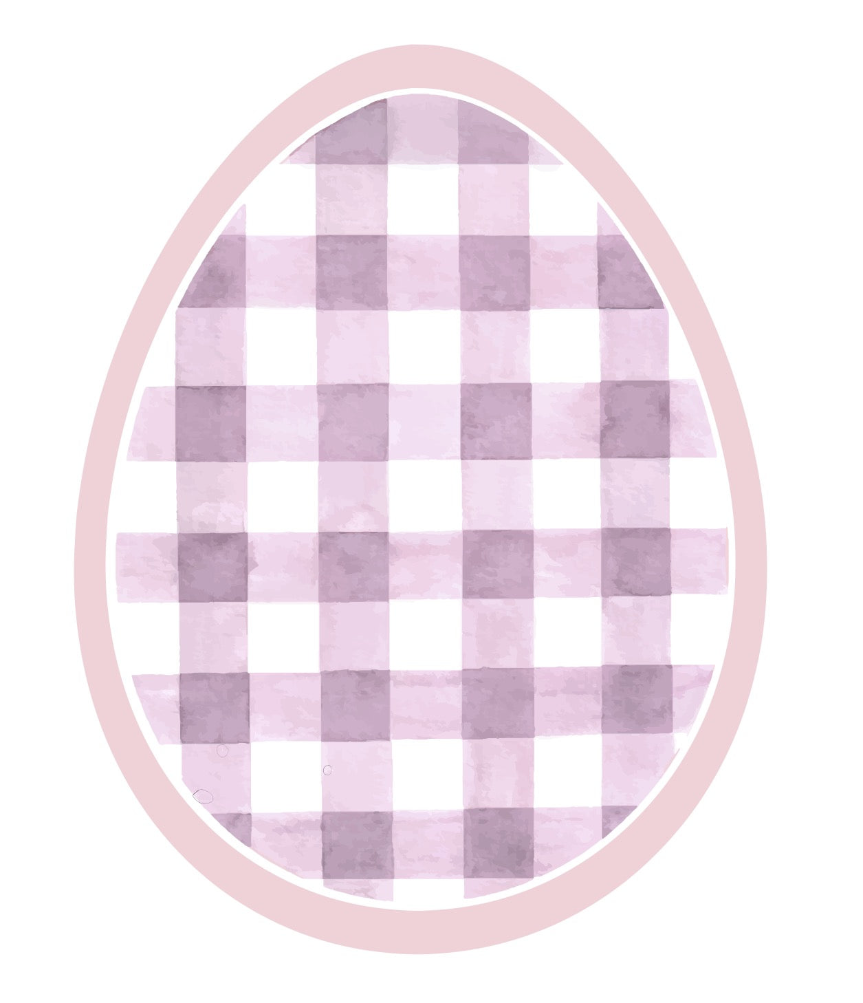 Lavender Easter Egg Door Sign