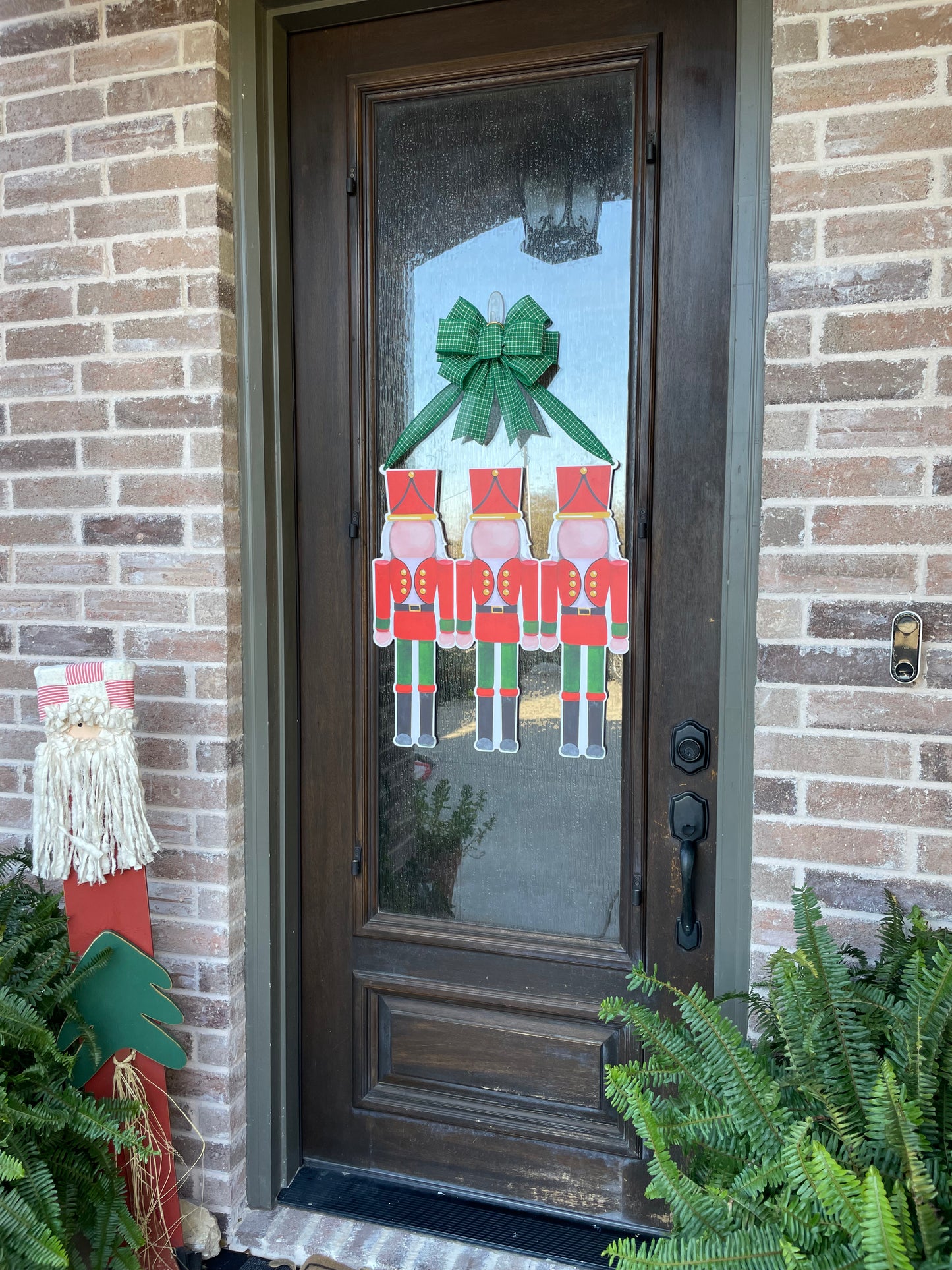 Red Nutcracker Door Sign