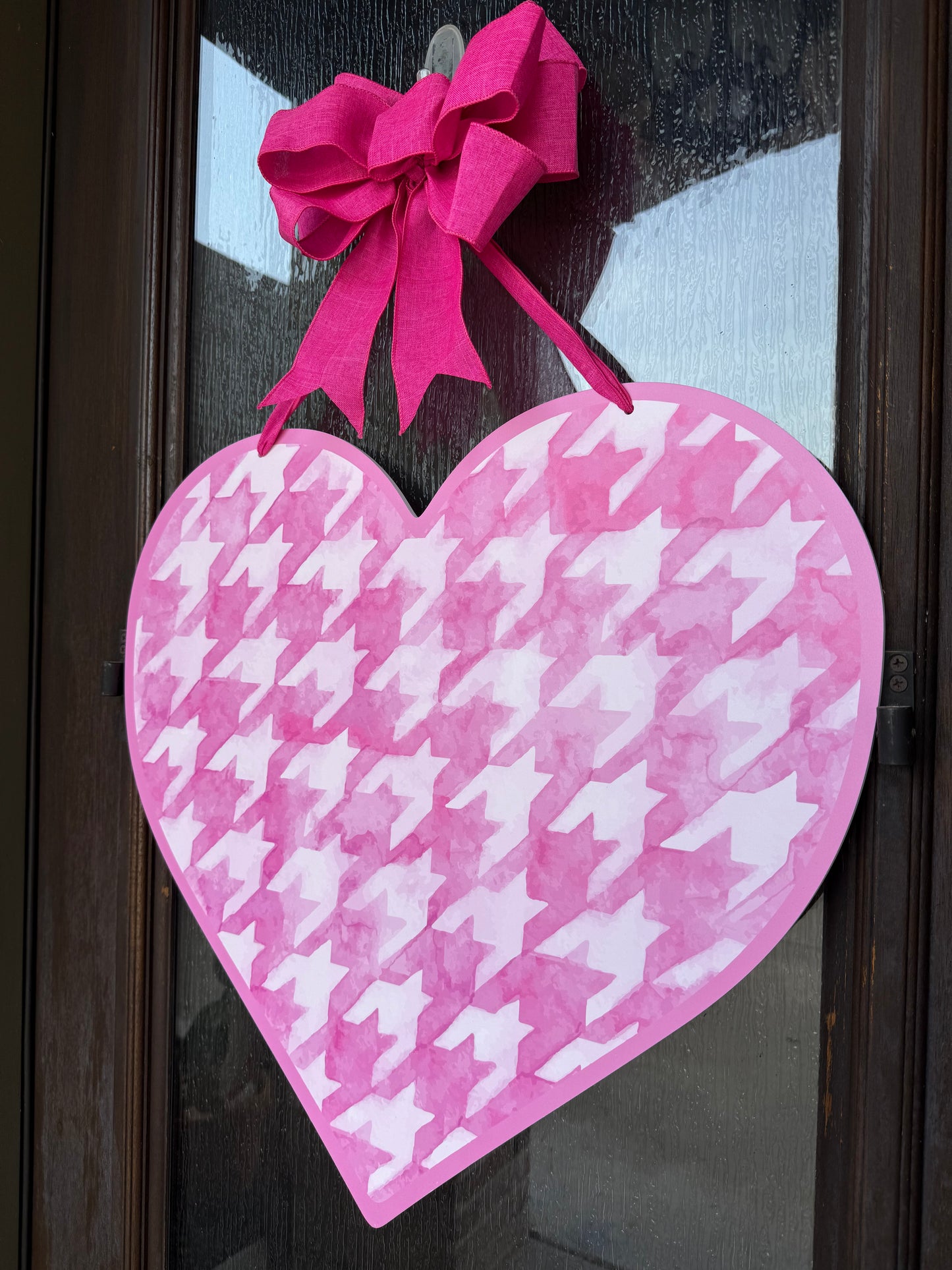 SOLID PINK Be Mine Valentine Door Sign