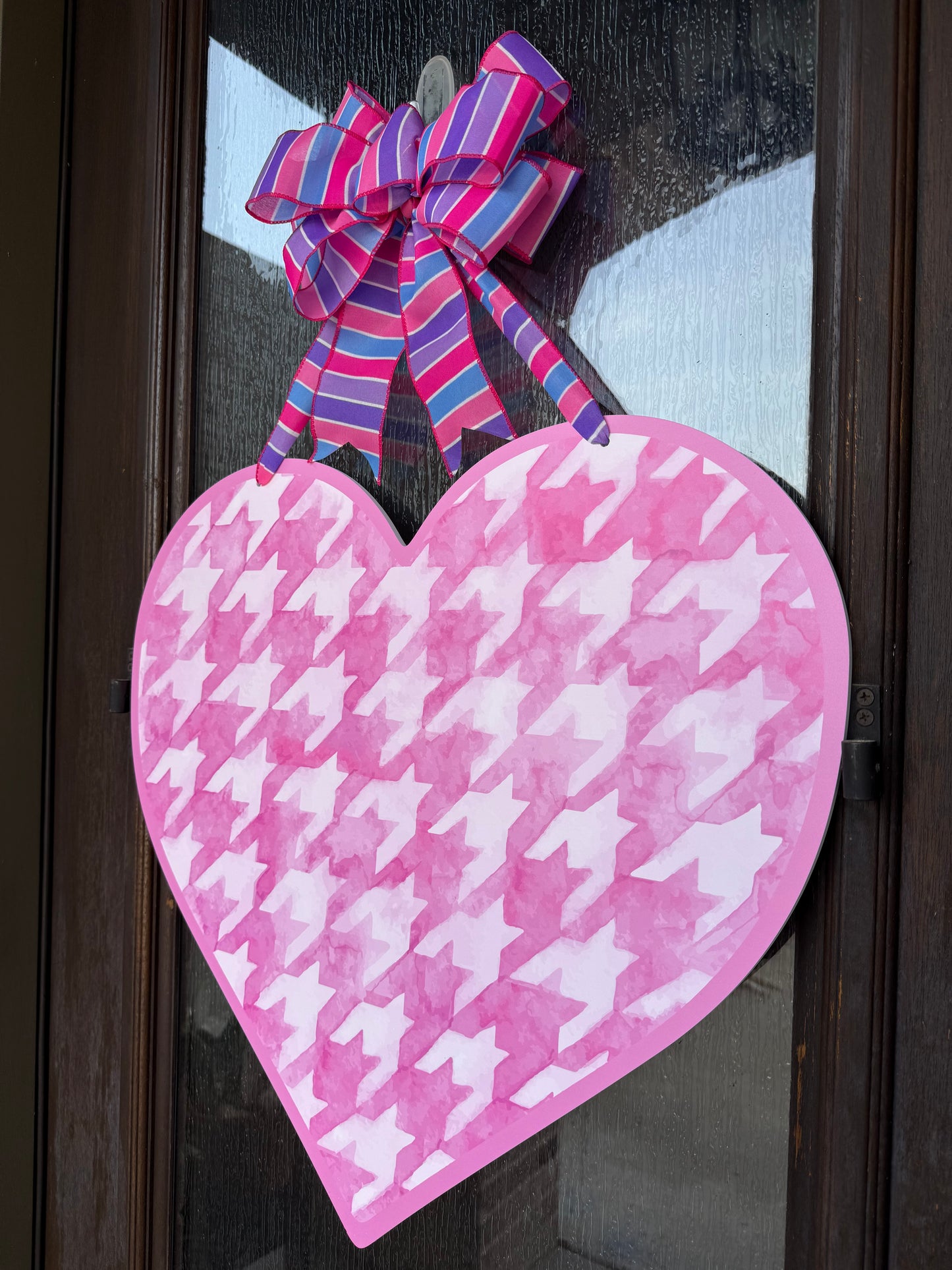 STRIPE PINK Be Mine Valentine Door Sign