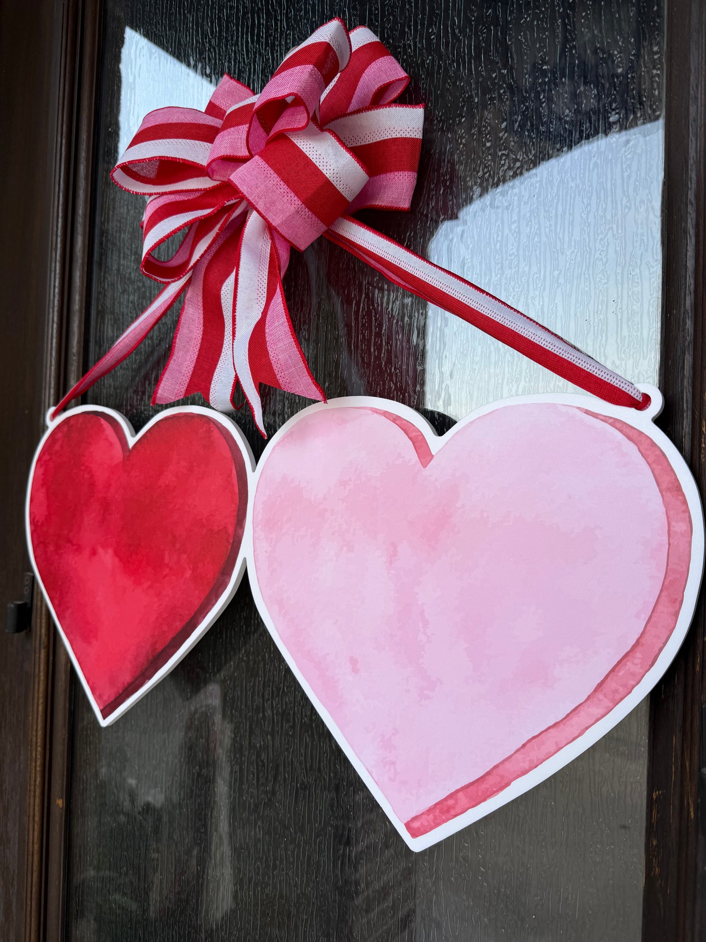 Double Love Door Signs (Stripe)