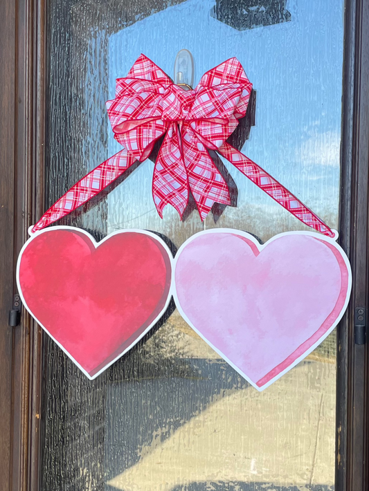 Double Love Door Sign